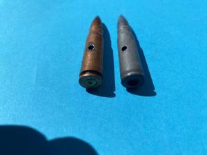 Учебен-обезопасен-деактивиран патрон, калибър 7.62 x 39 мм - два модела